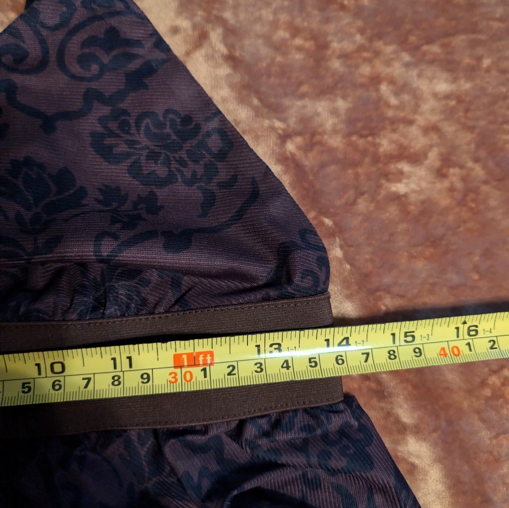 Romwe Hippie Brown Floral Asymmetrical Hanky Hem Cami Top - Picture 11 of 11